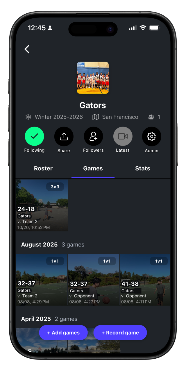 App screenshot